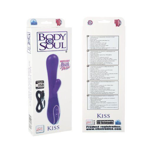 CEN - Body & Soul Kiss Rubbit Vibrator - Purple photo