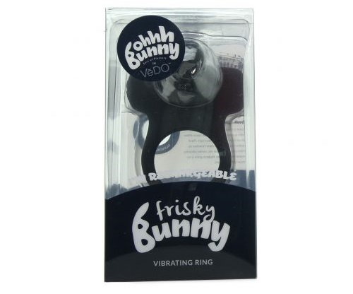 VeDO - Frisky Bunny Cock Ring Vibe - Black photo