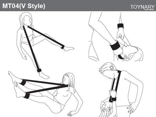 Toynary - MT04 V Style Bondage Cuffs photo