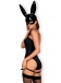 Obsessive - Bunny Costume - Black - S/M photo-2