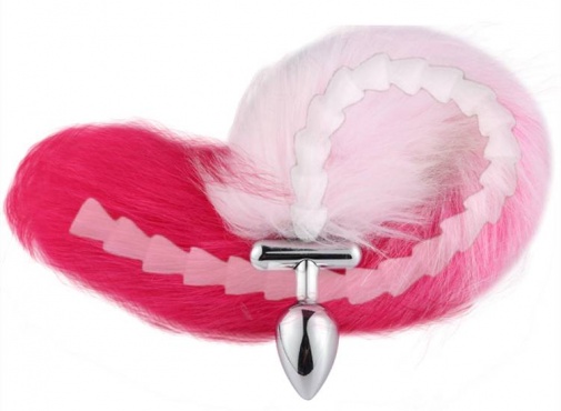 MT - Screwed Tail Plug with Cat Ears - Pink photo