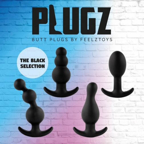 FeelzToys - Plugz Butt Plug Nr. 1 - Black photo