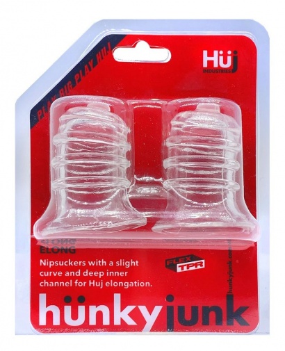 Hunkyjunk - Elong Nipple Suckers - Clear photo