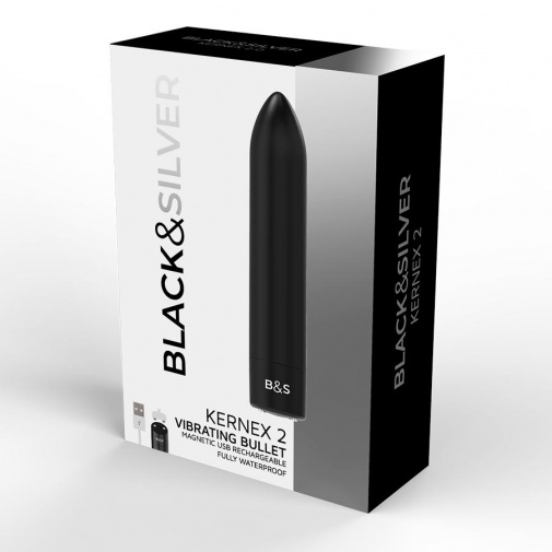 Black&Silver - Kernex 2 Vibro Bullet - Black photo