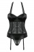 Obsessive - Ailay Corset & Thong - Black - S/M photo-7