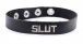 Strict Leather - Leather ID Collar Slut - Black photo