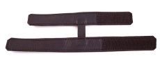Rouge - Leather Double Velcro Strap - Black photo