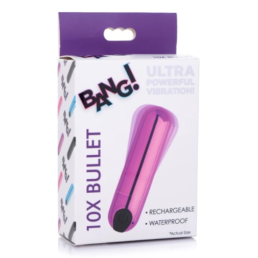 Bang! - 10X Vibro Metallic Bullet - Purple photo