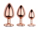 MT - Heart Anal Plug S-size - Rose Gold photo-3