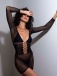 Leg Avenue - Body Talk Mini Dress - Black photo-4
