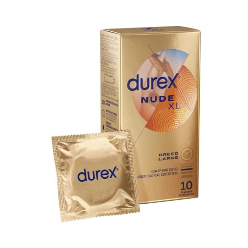Durex - Nude XL Condoms 10's Pack photo