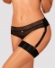 Obsessive - Lanelia Garter Panties - Black - M/L photo-2