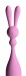 Frisky - Bunny Rocket Silicone Vibrator - Pink photo-4