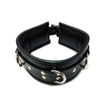 Rouge - Leather Padded Collar - Black photo