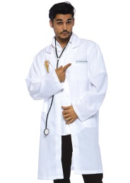 Leg Avenue - Dr. Phil Good Doctor Costume 2pcs - White photo