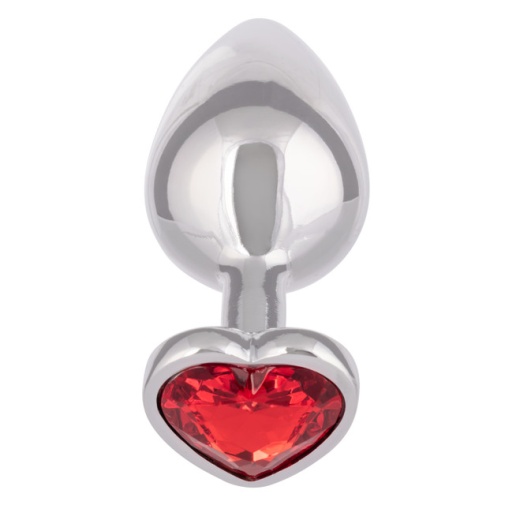 CEN - 心形红宝石肛门塞 大码 - 红色 照片