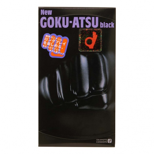 Okamoto - Goku Atsu Black Super Thick 12's Pack photo