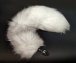 MT - Real Fur Tail Plug - Grey photo-3
