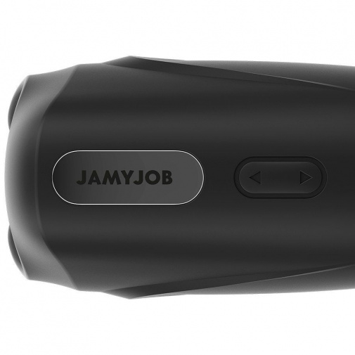 Jamyjob - 男士用充电式震动自慰器 - 黑色 照片
