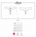 Obsessive - Alabastra Crotchless Thong - White - L/XL photo-10