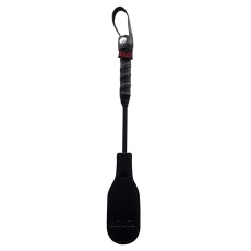 Rouge - Leather Mini Oval Paddle - Black photo