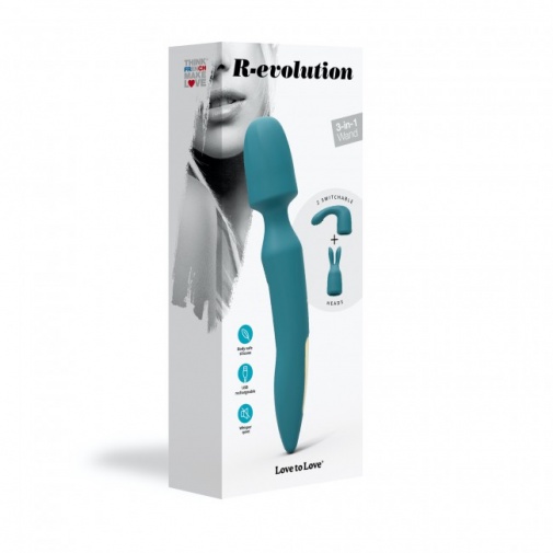 Love to Love - R-evolution 3-in-1 Wand - Blue photo