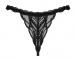Obsessive - Sedila Crotchless Panties - Black - L/XL photo-8