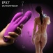 Bang! - Triple Rabbit Vibrator - Purple photo-7