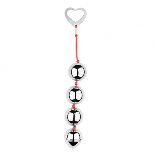 MT - Metal Anal Beads - Silver photo