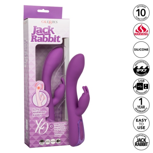 CEN - Jack Rabbit Warming Vibrator - Purple photo