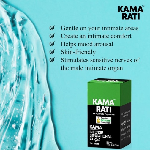 Kama Rati - Men's Intense XL Gel - 20g photo