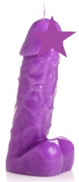 Master Series - Passion Pecker Dick Drip Candle - Purple photo
