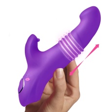 Gossip - Blasters 抽插式兔子按摩棒 - 紫色 照片