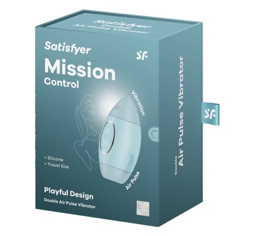 Satisfyer - Mission Control Pulse Vibrator - Blue photo