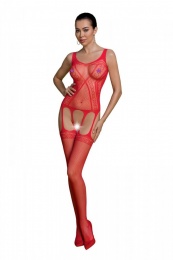 Passion - Eco Bodystocking BS007 - Red photo
