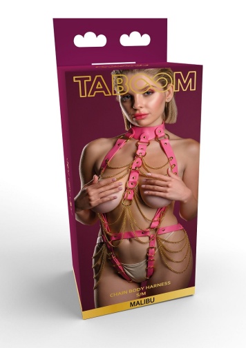 Taboom - Malibu 链条连身束带 - 粉红色 照片