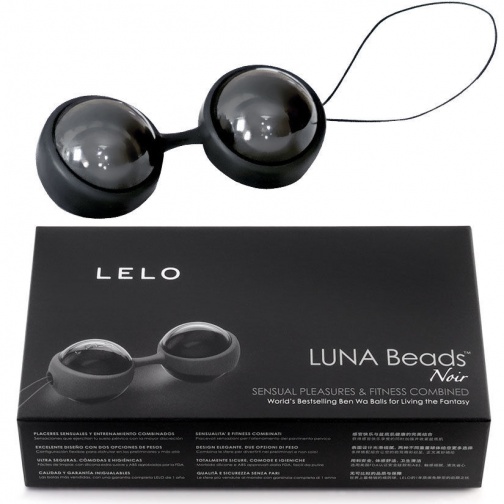 Lelo - Luna Beads Noir - Black photo