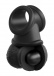 King Cock - Crown Jewels Weighted Balls - Black photo-2