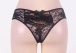 Ohyeah - Open Crotch Floral Panties - Black - XL photo-6
