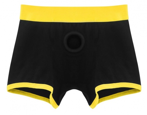 Lovetoy - Horny Strapon Shorts - Black - M/L photo