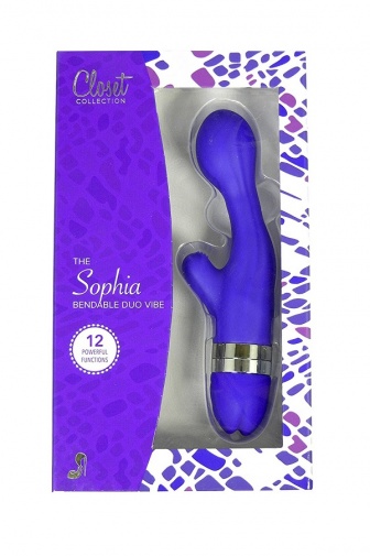 Closet Collection - Sophia Bendable Duo G 震動器 -    紫色 照片