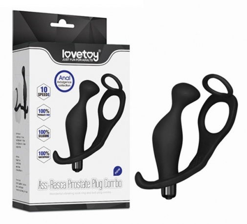 Lovetoy - Ass Rasca Prostate Vibrating Plug Combo photo