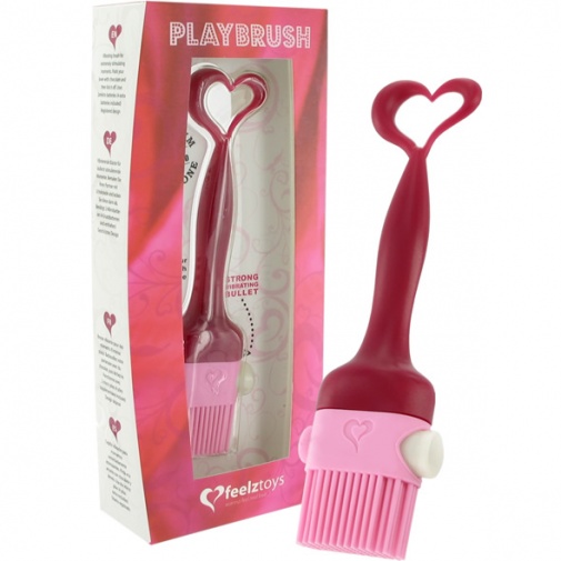 Feelztoys - Playbrush - Red/Pink photo
