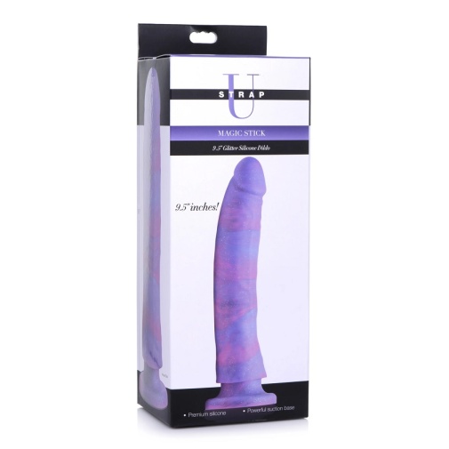 Strap U - Magic Stick Glitter 9.5" Dildo - Purple 照片