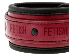 Fetish Submissive - Dark Room Ankle Cuffs - Red photo