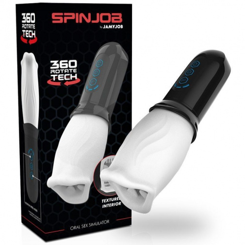 Jamyjob - Spinjob Oral Sex Stimulator - Black photo