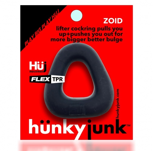 Hunkyjunk - Zoid 提升陰莖環 - 黑色 照片