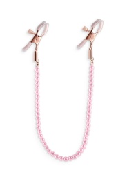 NS Novelties - Bound DC1 Nipple Chain Clamps - Pink photo