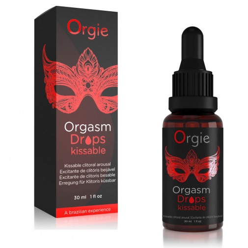 Orgie - Orgasm Drops Kissable - Conta Gotas - 30ml photo