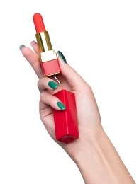 Flovetta - Pansies 唇膏型震动器 - 红色 照片
